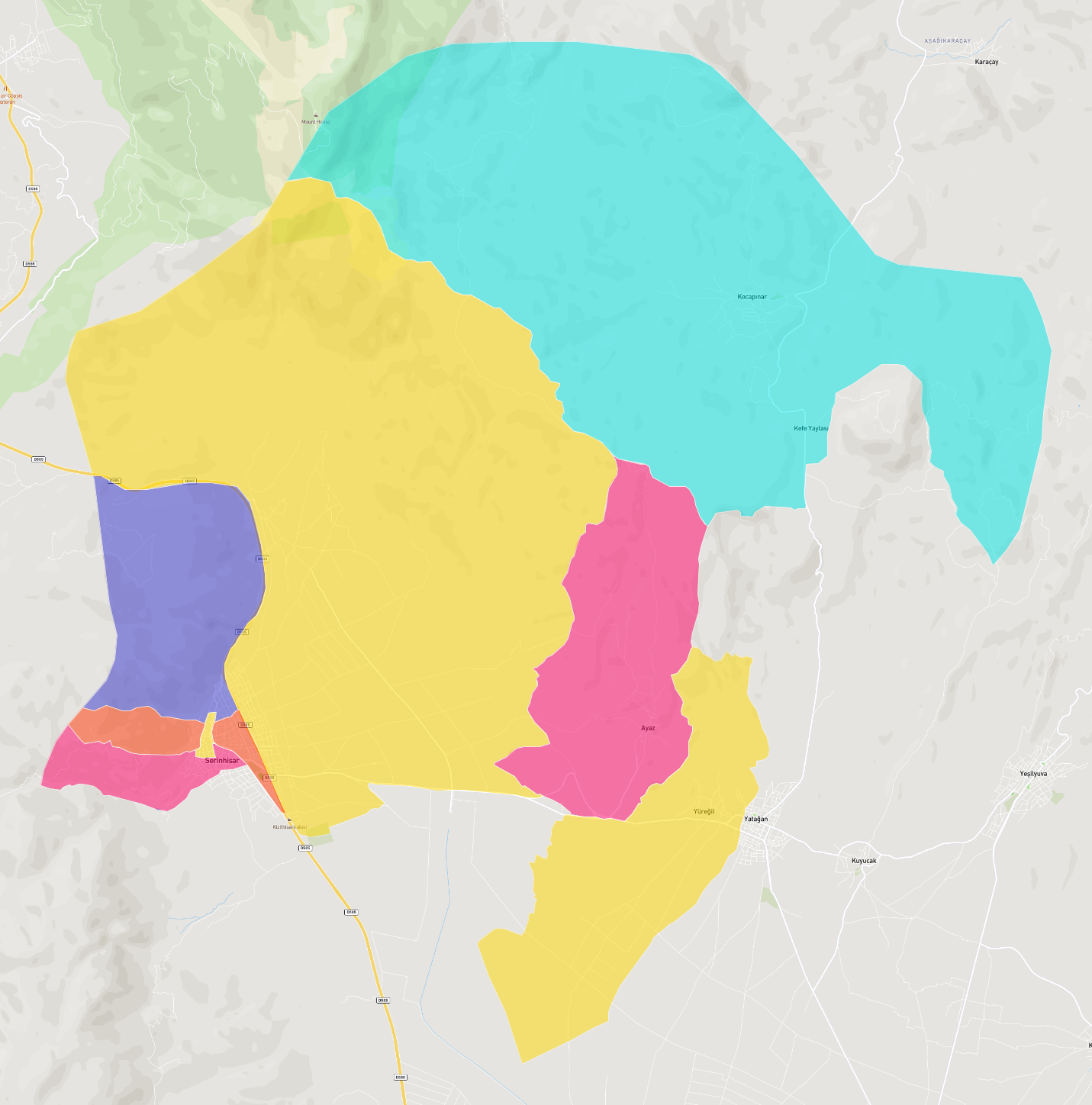 Denizli Serinhisar N Mahalleleri Atlasbig