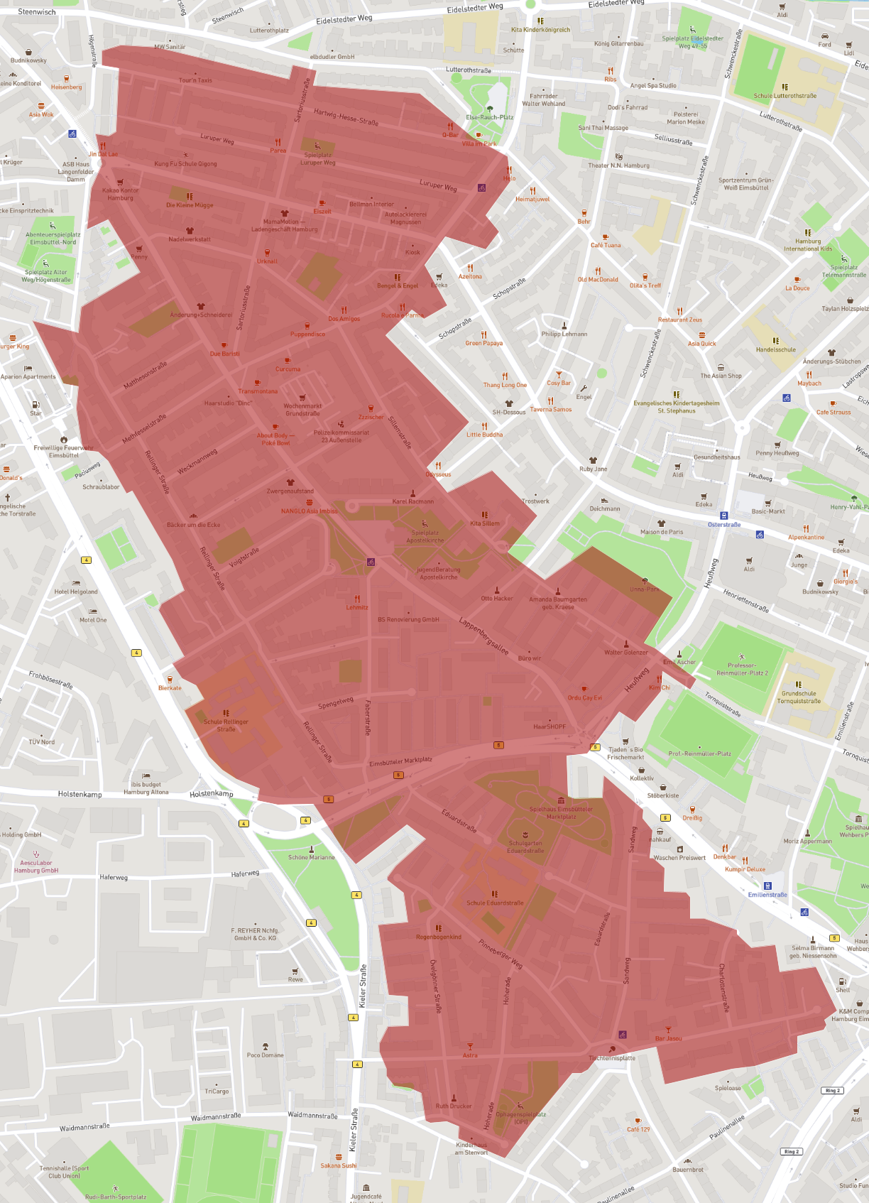 Postleitzahl 20257 Hamburg AtlasBig