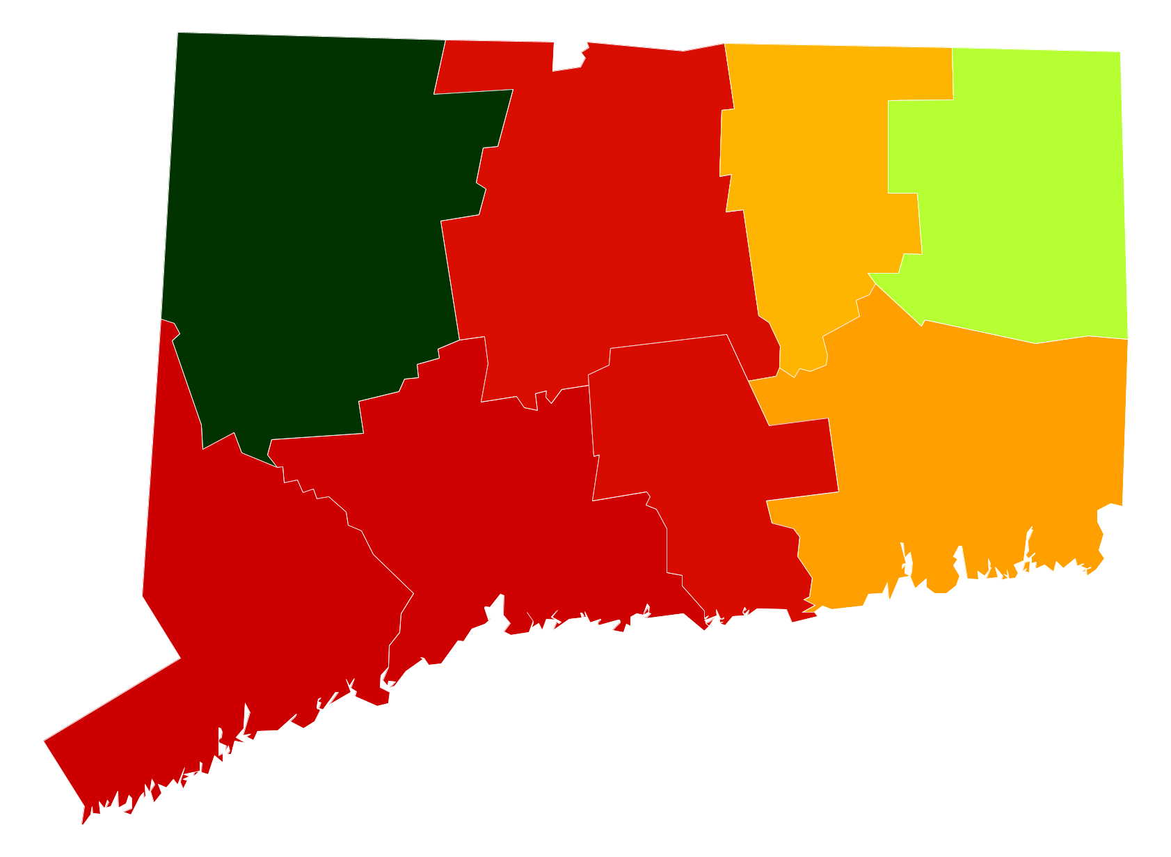 Connecticut Population Density