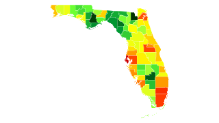 Florida Population Density Thumbnail