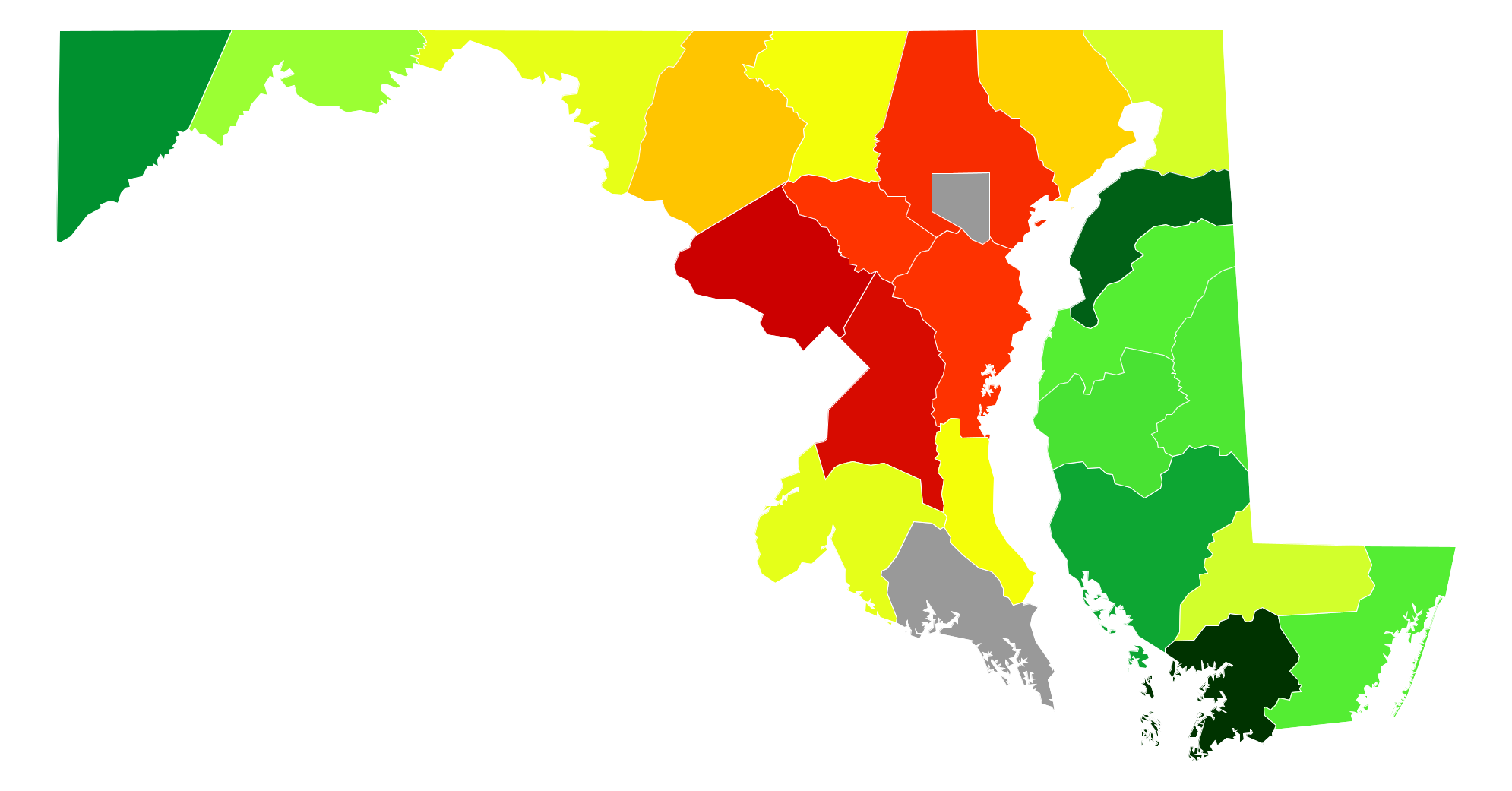 Maryland Population Density