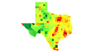 Texas Population Density Thumbnail