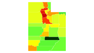 Utah Population Density Thumbnail