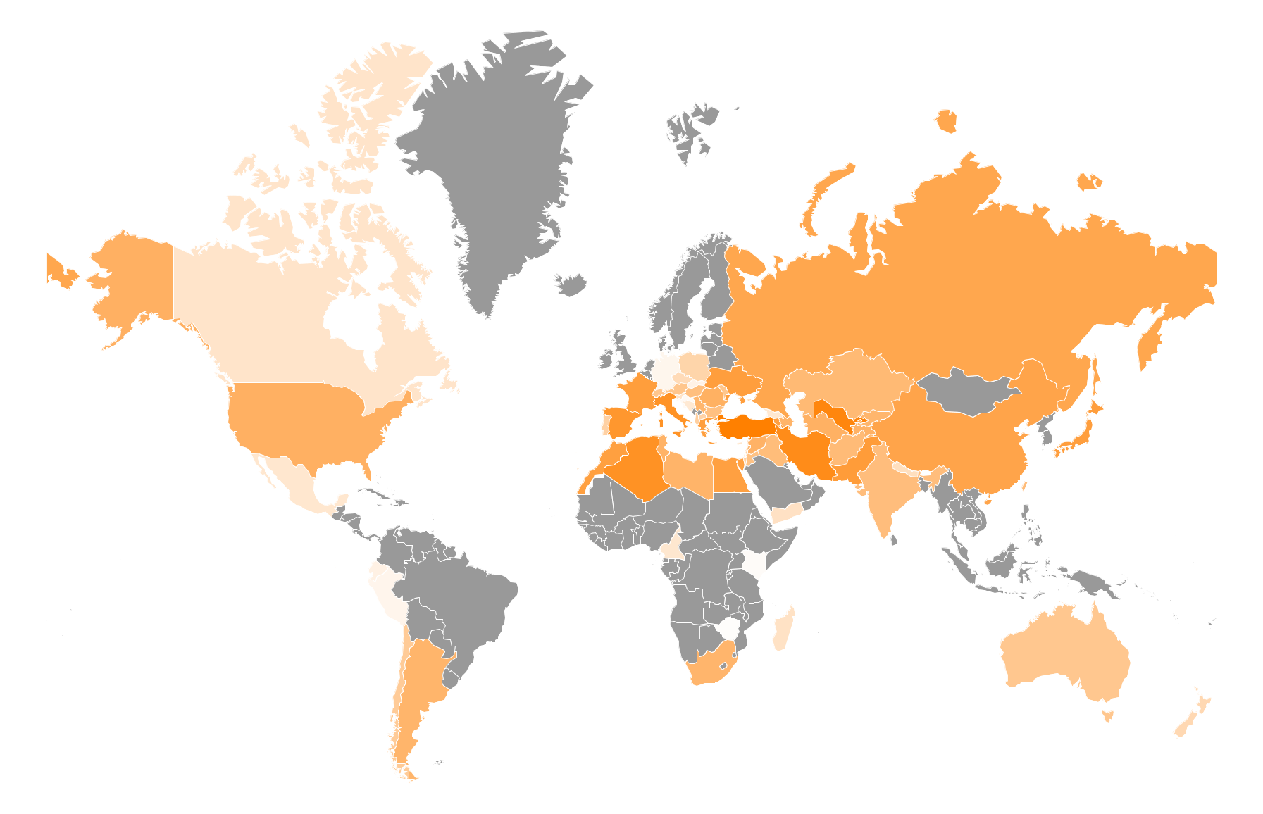 World's top Apricot Producing Countries - AtlasBig.com