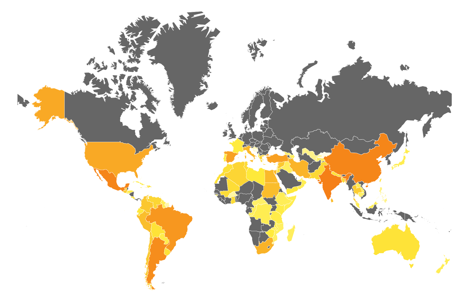 World Lemon Production by Country - AtlasBig.com