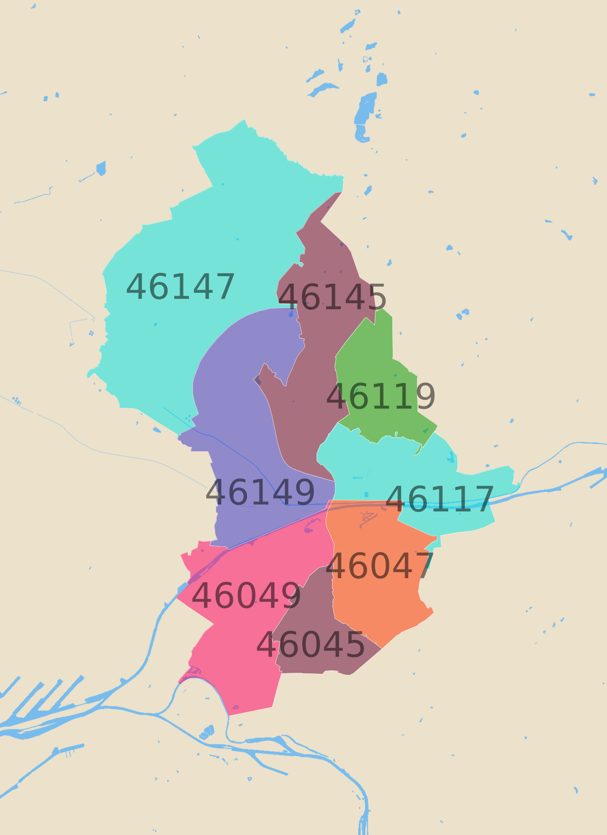 Oberhausen Postleitzahlen Karte - AtlasBig.com