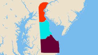 Counties in Delaware Thumbnail