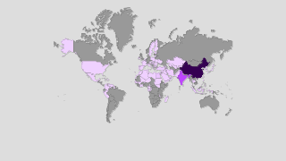 World Eggplant Production by Country Thumbnail