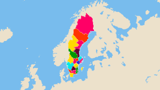 Regions of Sweden Thumbnail