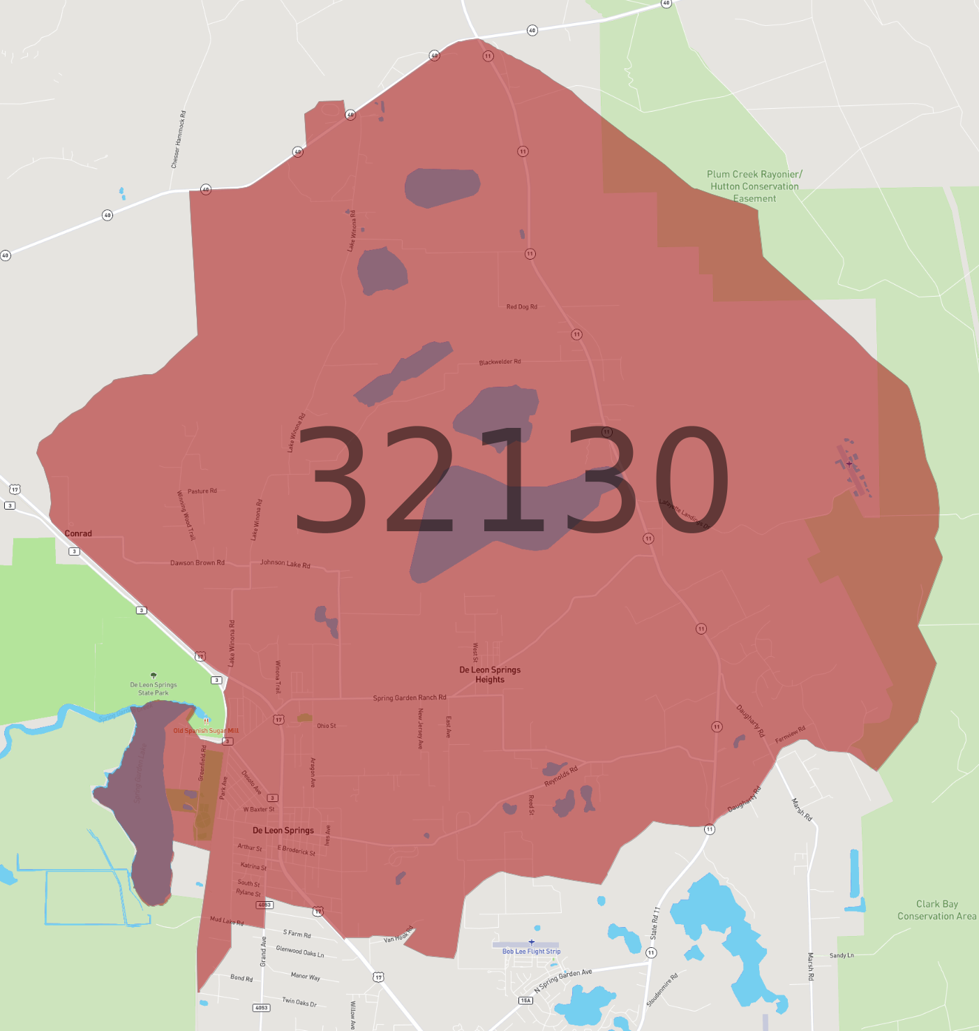 Zip Code 32130