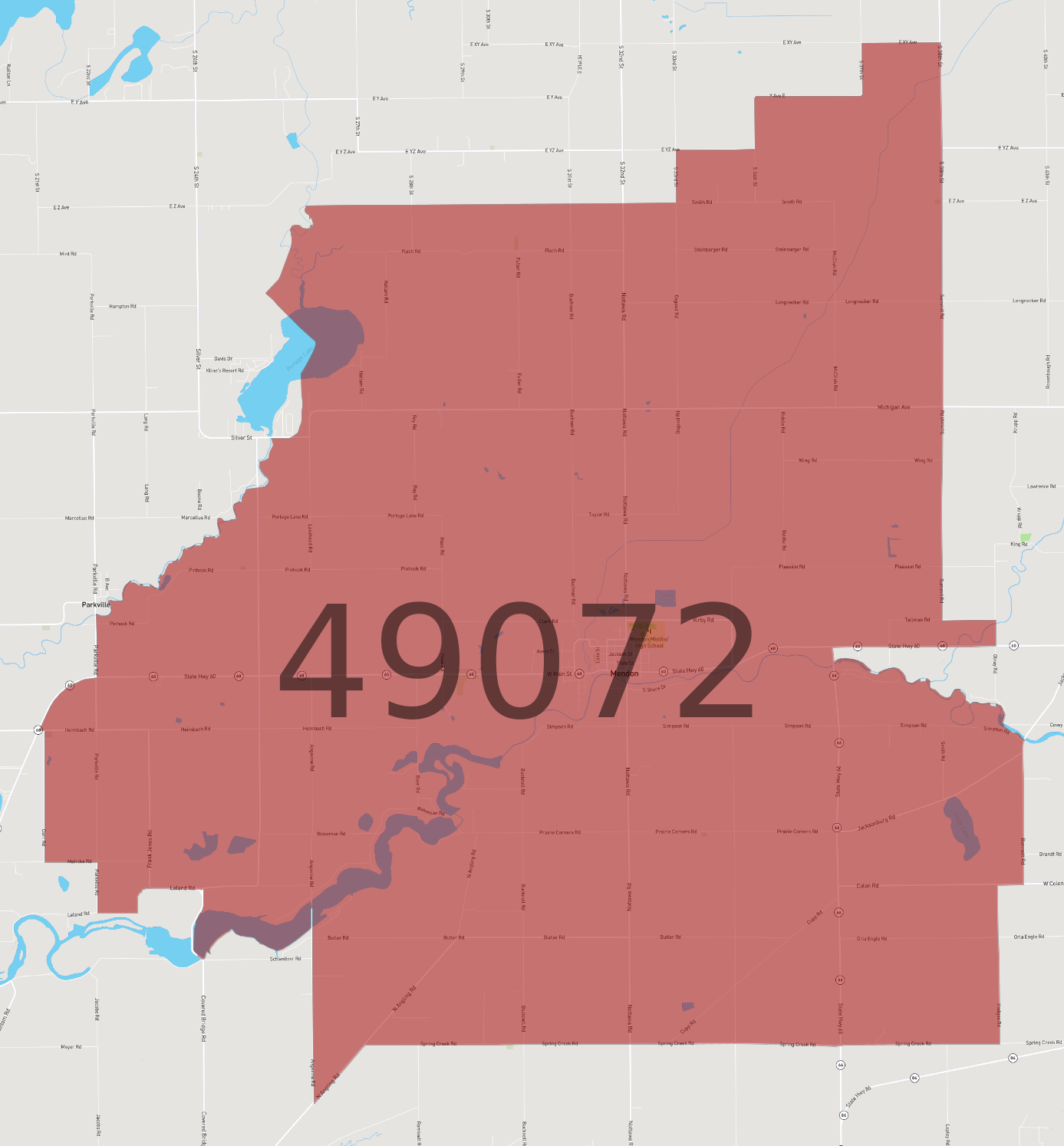 Zip Code 49072