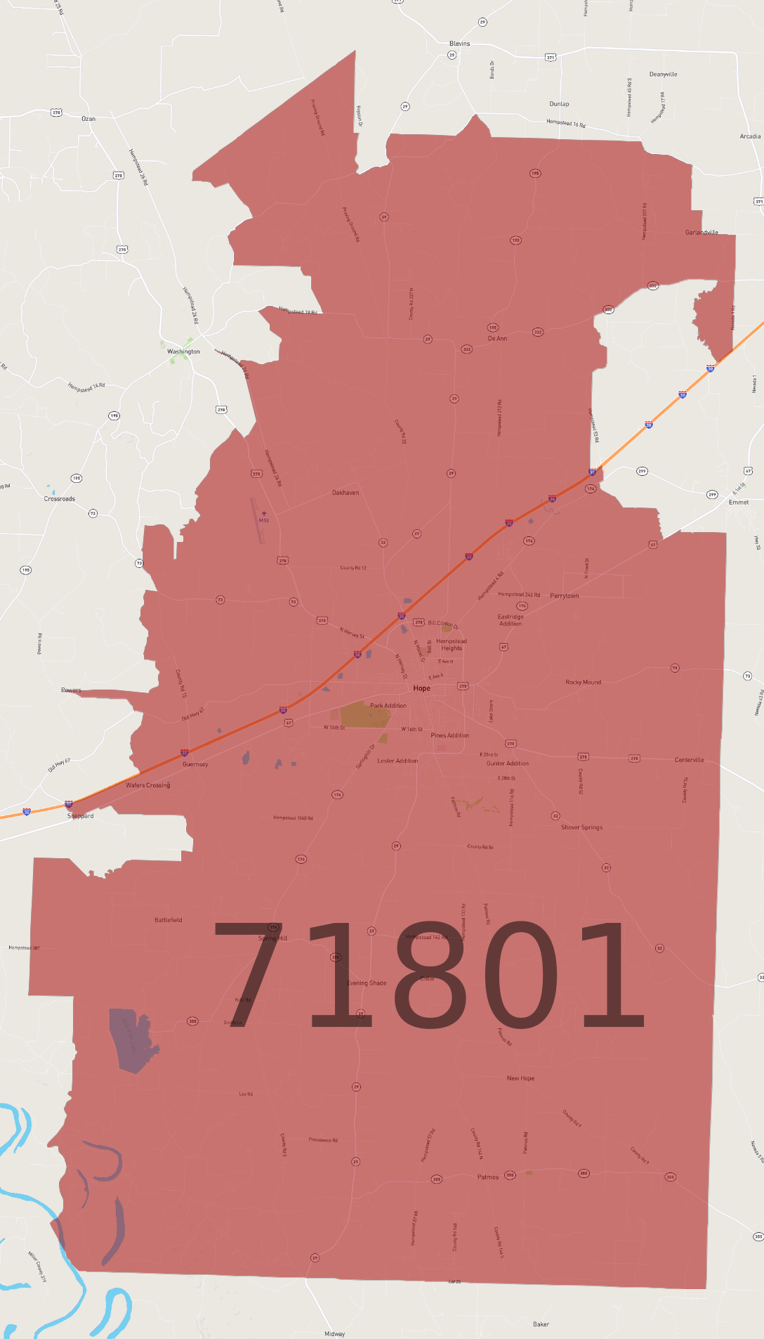 Zip Code 71801