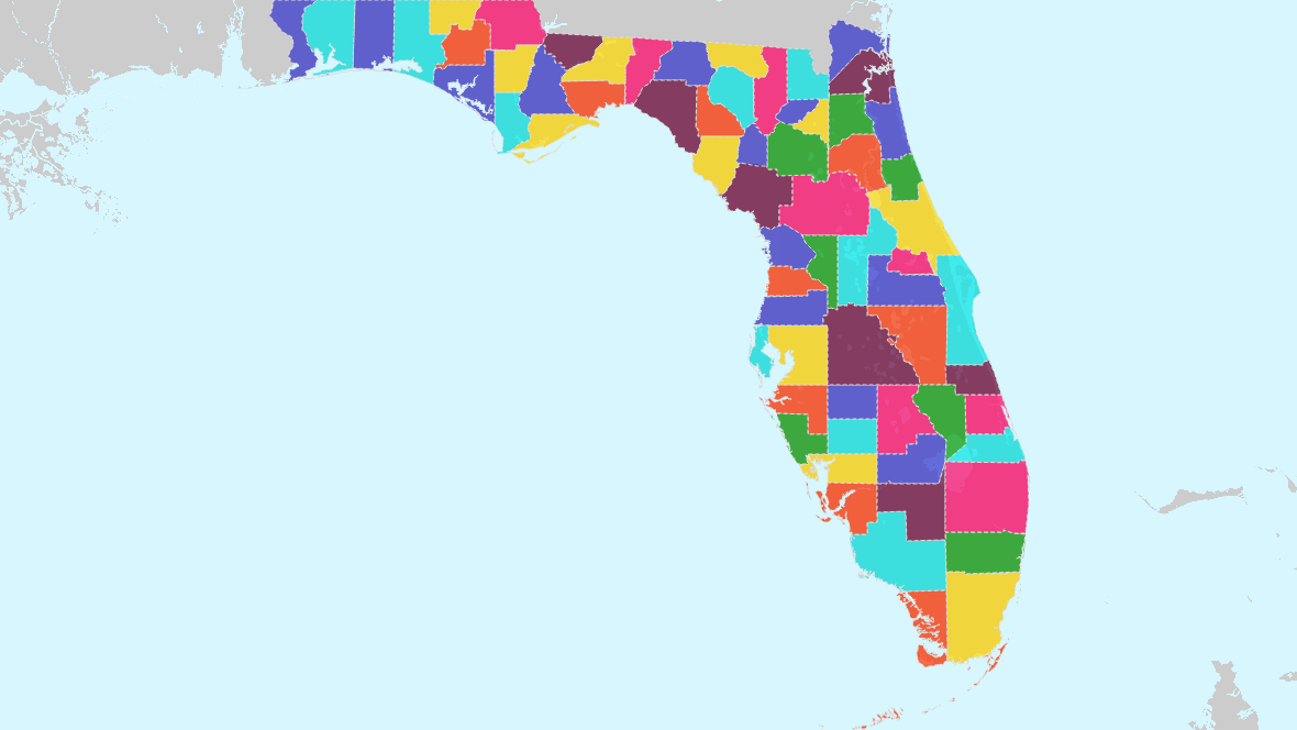 Florida County Map Pdf 3942