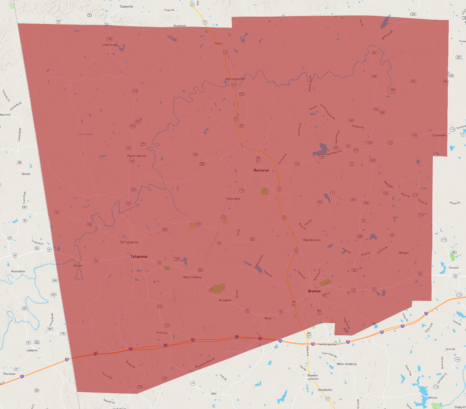 Georgia Haralson County - AtlasBig.com