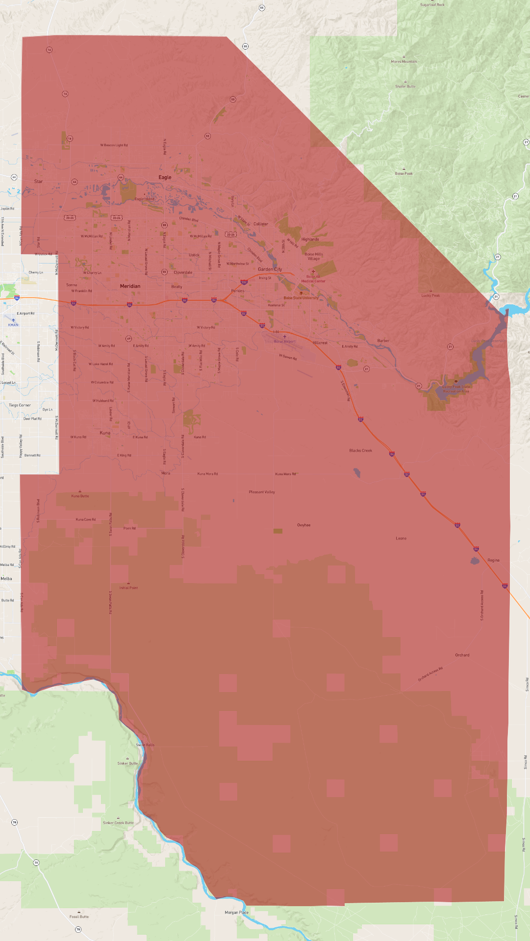 Ada County Plot Maps 2954