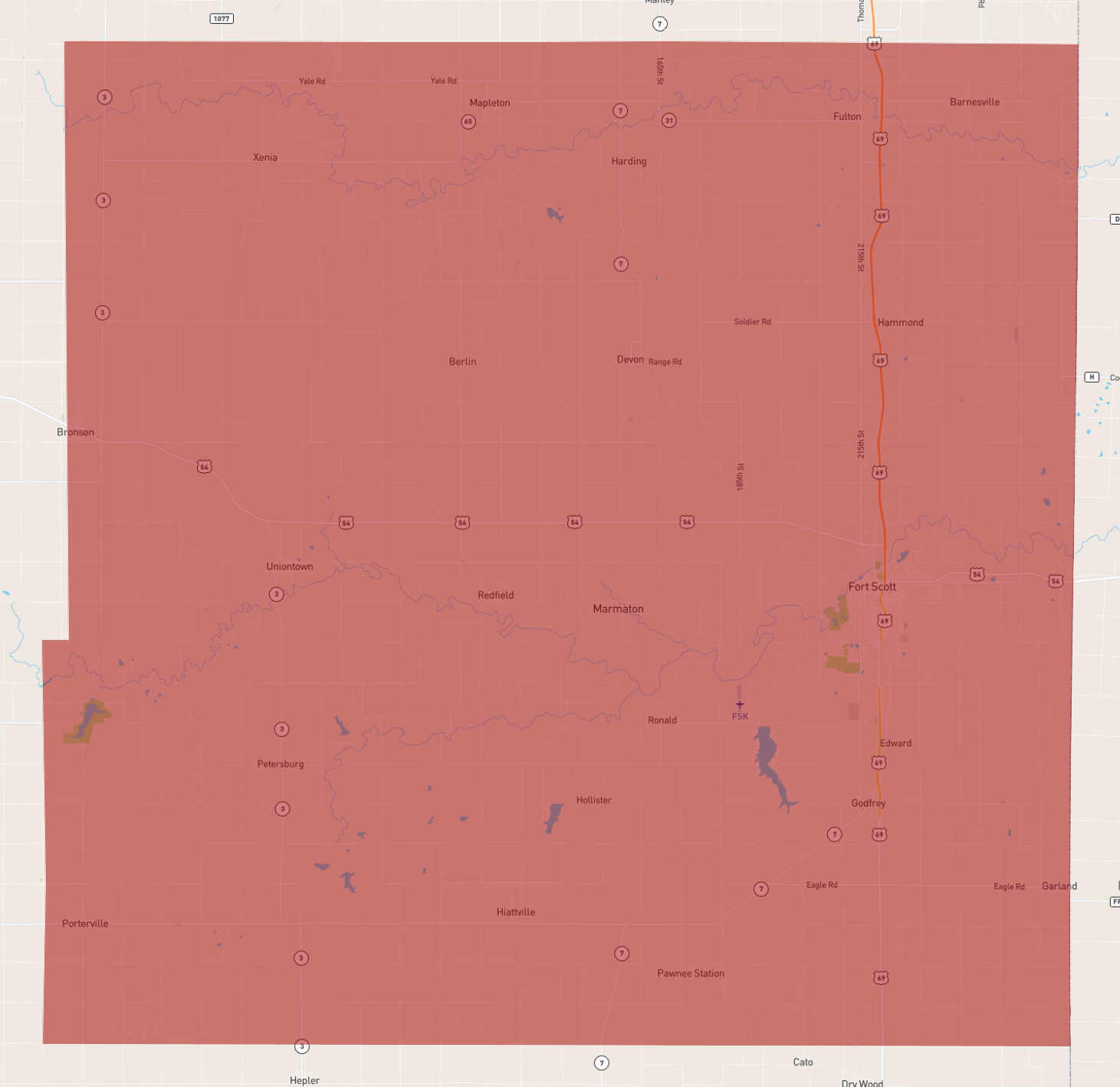 Kansas Bourbon County AtlasBig com
