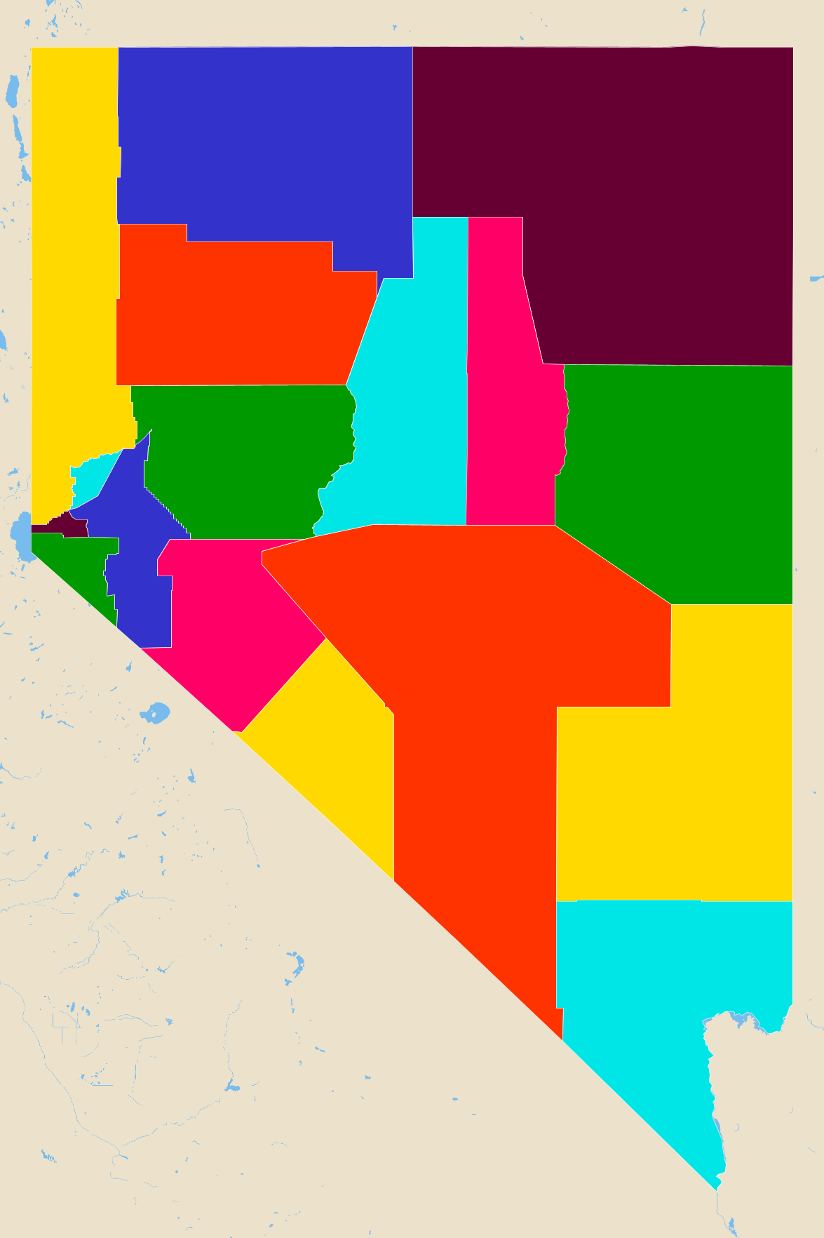 Counties In Nevada