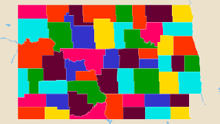 Counties in North Dakota Thumbnail