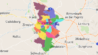 Postleitzahlen Nürnberg Karte | Rurradweg Karte