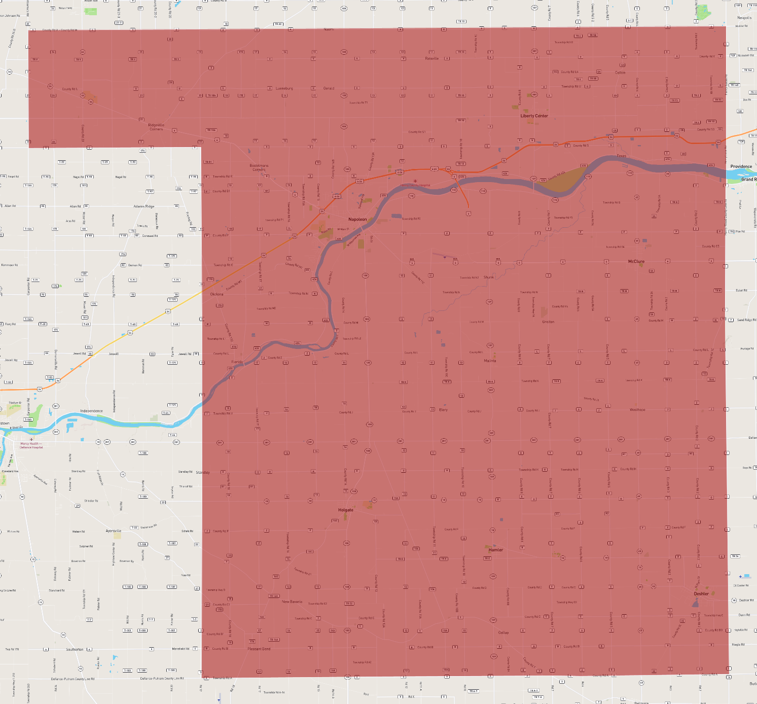 Henry County Ohio Gis Ohio Henry County - Atlasbig.com