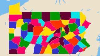 Counties in Pennsylvania Thumbnail