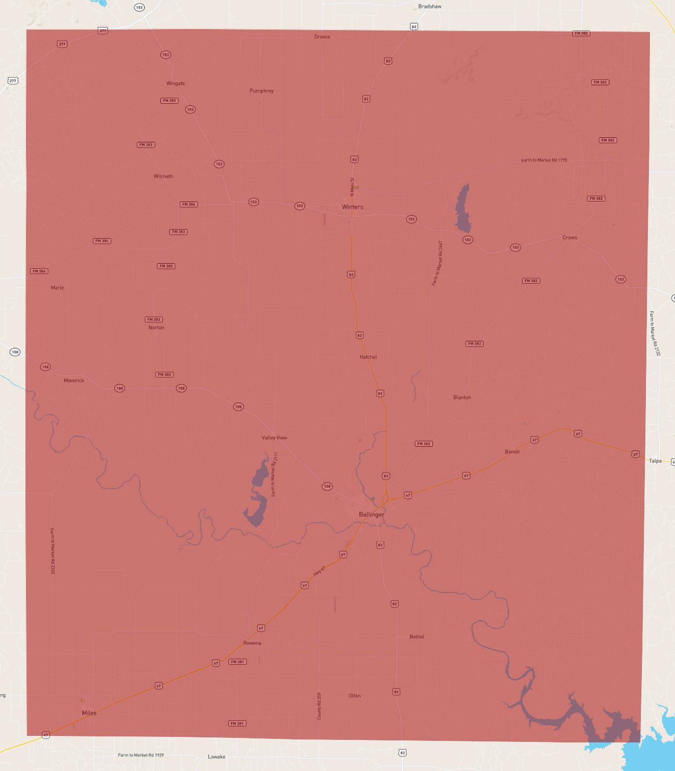 Texas Runnels County