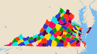 Counties in Virginia Thumbnail